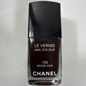 CHANEL LE VERNIS Longwear Nail Colour 155 ROUGE NOIR, NEW